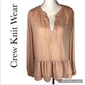 NWT Crew Knit Wear blouse XL